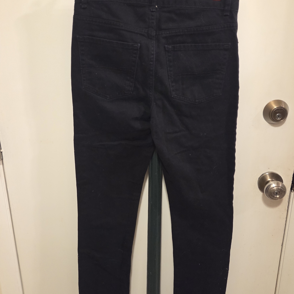 Cat & Jack Place Skinny Jeans Size 16 Slim Girls Black Stretch Denim